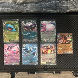 Pokemon EX lot of 7 cards from the Scarlet & Violet 151 Set M/NM